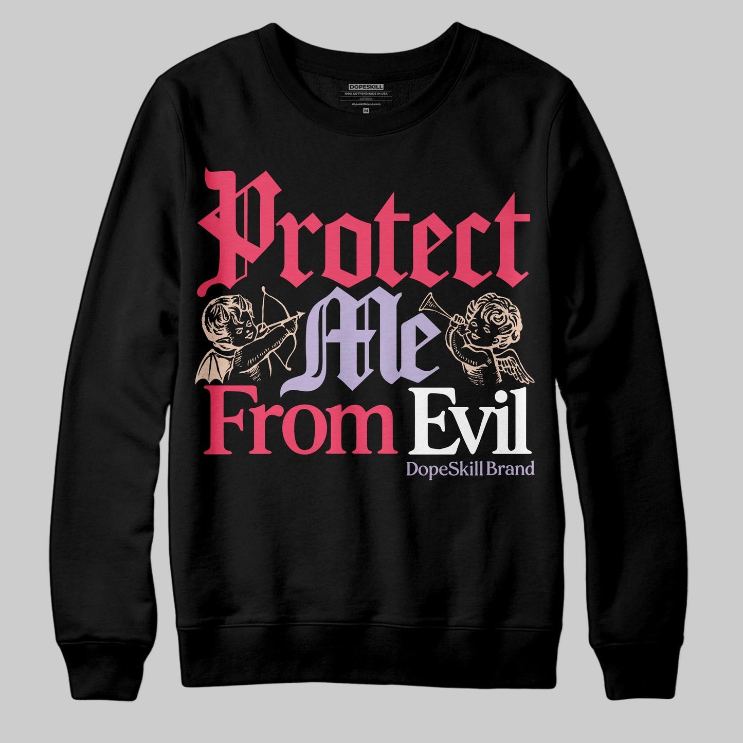 Peanut Butter Jelly 5s DopeSkill Sweatshirt Protect Me From Evil Graphic