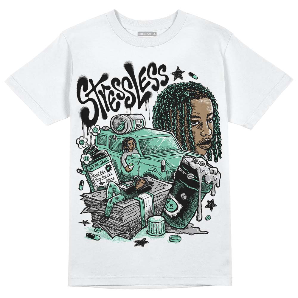 Green Glow 3s DopeSkill T-Shirt Stressless Graphic