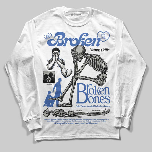 Lucky Shorts 3s DopeSkill Long Sleeve T-Shirt Broken Bones Graphic