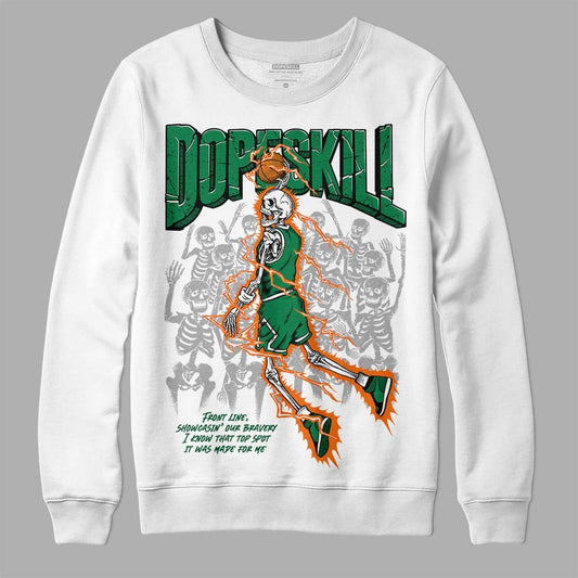 Green Collection DopeSkill Sweatshirt Thunder Dunk Graphic