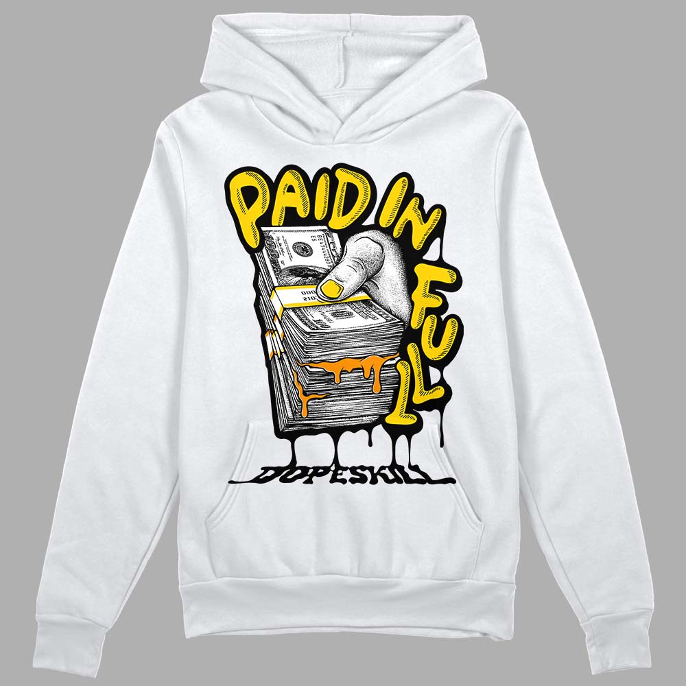 Yellow Ochre 6s DopeSkill Hoodie Sweatshirt Paid In Full Graphic