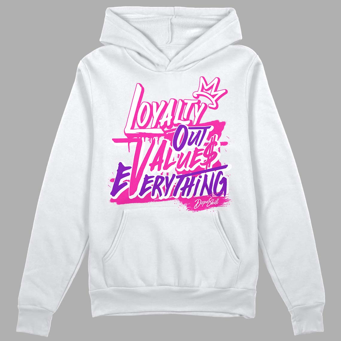 Pink Collection DopeSkill Hoodie Sweatshirt LOVE Graphic