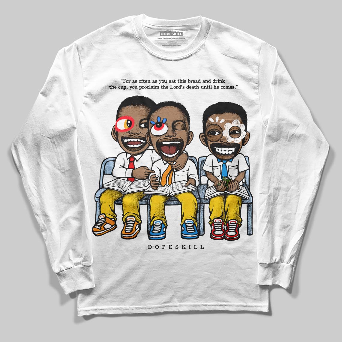 Yellow Ochre 6s DopeSkill Long Sleeve T-Shirt First Sunday Graphic