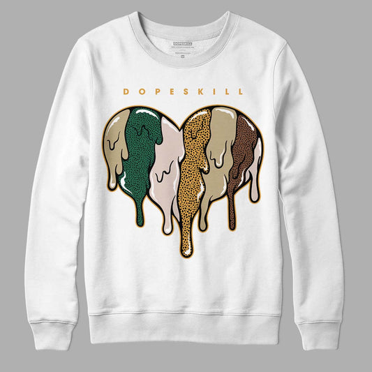 Safari Dunk Low DopeSkill Sweatshirt Slime Drip Heart Graphic