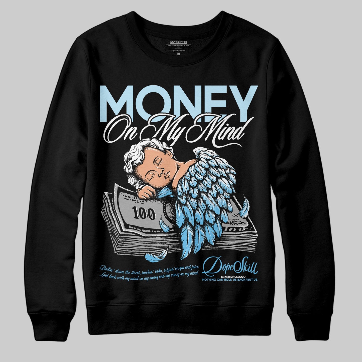 Legend Blue 11s DopeSkill Sweatshirt MOMM Graphic