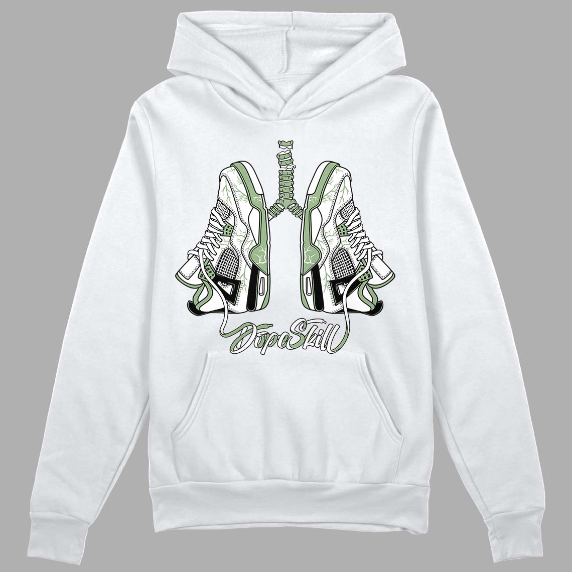 Seafoam 4s DopeSkill Hoodie Sweatshirt Breathe Graphic