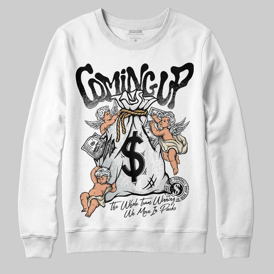 Reverse Metallic 5s DopeSkill Sweatshirt Money Bag Coming Up Graphic