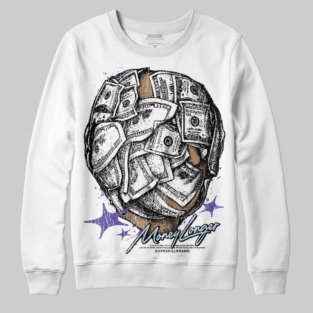 Grape 5s DopeSkill Sweatshirt Money Longer Graphic