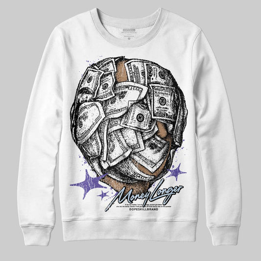 Grape 5s DopeSkill Sweatshirt Money Longer Graphic