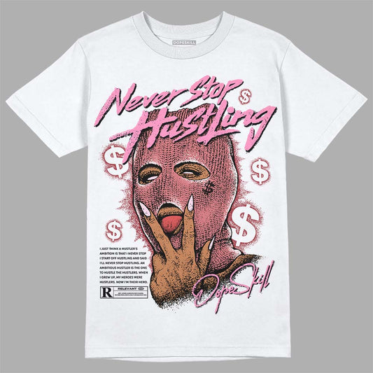 Valentine's Day Collection DopeSkill T-Shirt Never Stop Hustling Graphic