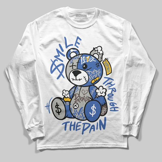 Lucky Shorts 3s DopeSkill Long Sleeve T-Shirt Smile Through The Pain Graphic