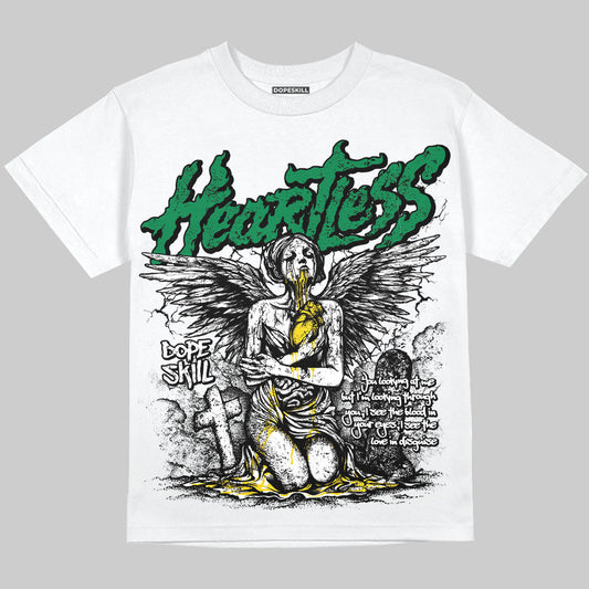 Green Collection DopeSkill Oversize Print T-Shirt Heartless Graphic
