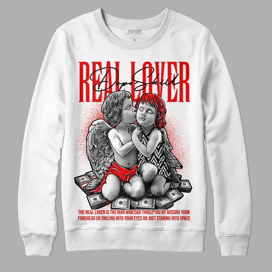 Cherry 12s DopeSkill Sweatshirt Real Lover Graphic