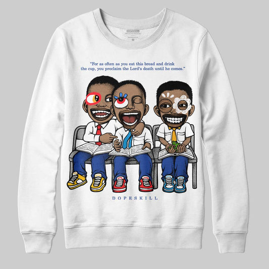 Royal Blue Collection DopeSkill Sweatshirt First Sunday Graphic
