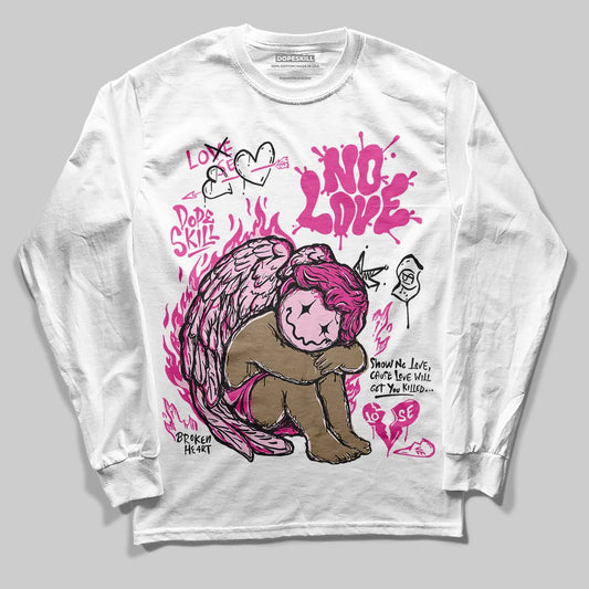 Triple Pink Dunk DopeSkill Long Sleeve T-Shirt No Love Graphic