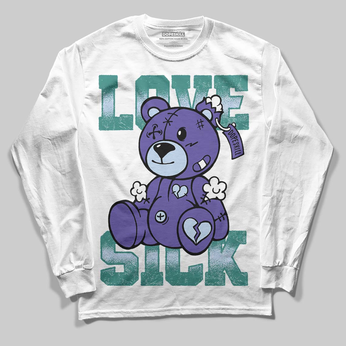Grape 5s DopeSkill Long Sleeve T-Shirt Love Sick Graphic