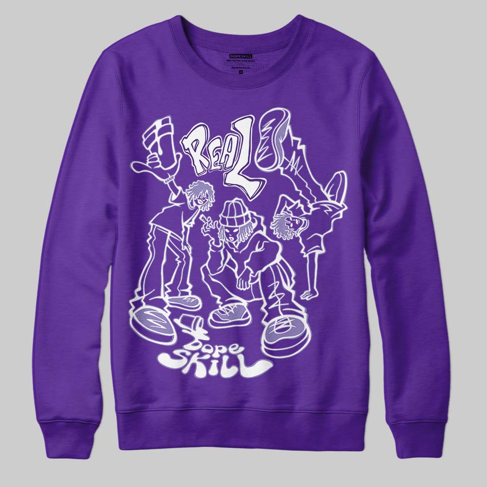 Grape 5s DopeSkill Sweatshirt Real Y2K Players Graphic