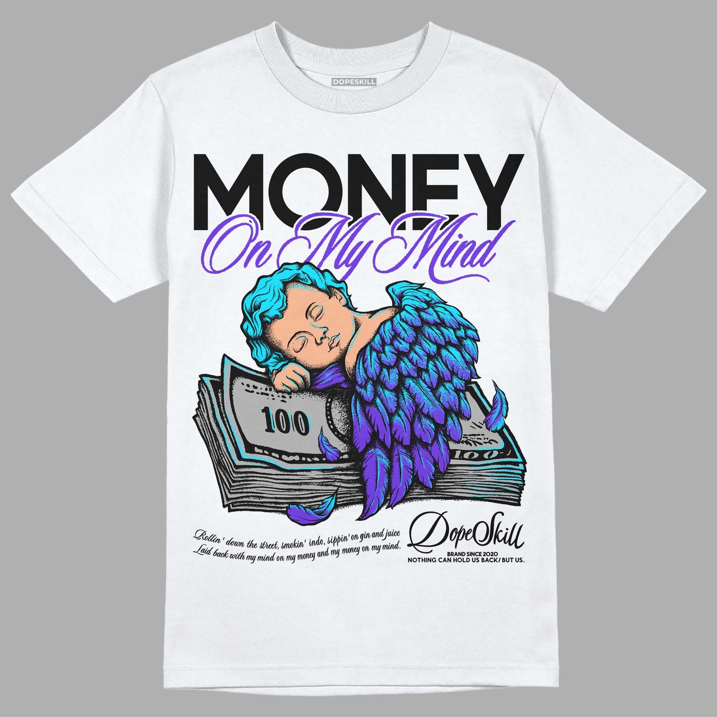 Aqua 6s DopeSkill T-Shirt MOMM Graphic