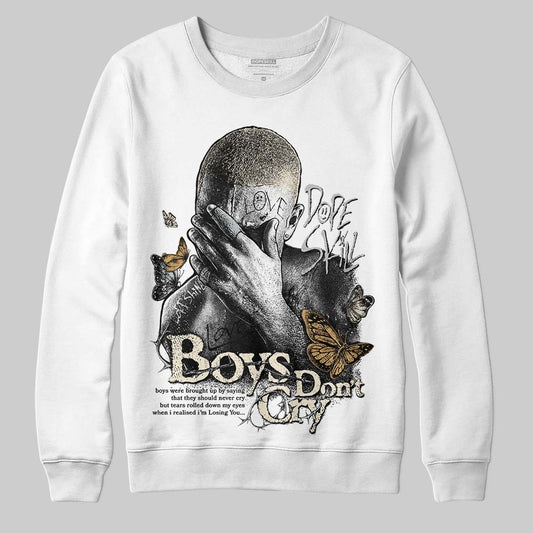 Reverse Metallic 5s DopeSkill Sweatshirt Boys Don't Cry Graphic