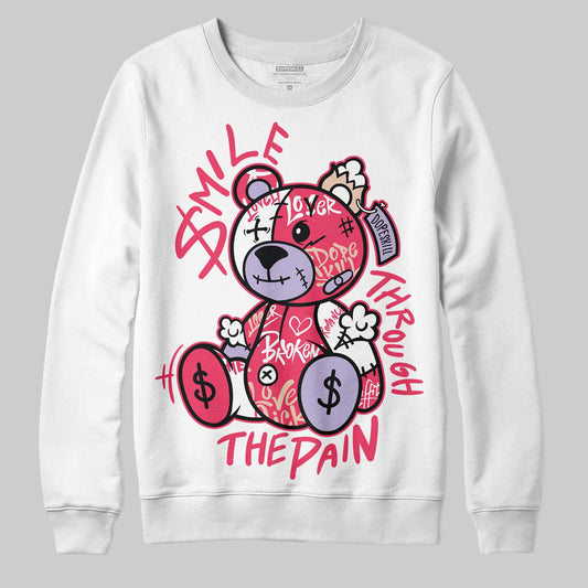 Peanut Butter Jelly 5s DopeSkill Sweatshirt Smile Through The Pain Graphic
