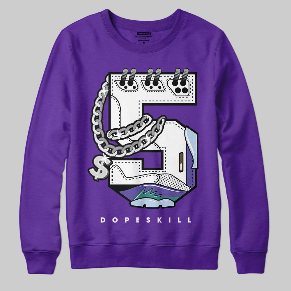 Grape 5s DopeSkill Sweatshirt No.5 Graphic