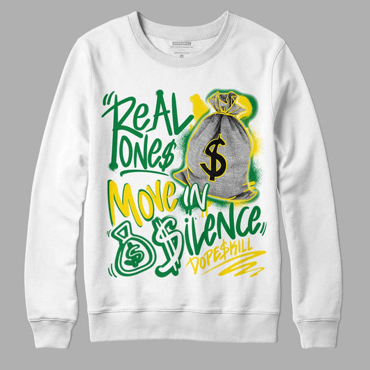 Dunk Low Reverse Brazil DopeSkill Sweatshirt Real Ones Move In Silence Graphic