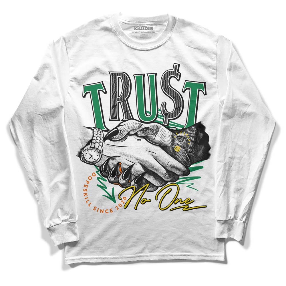 Green Collection DopeSkill Long Sleeve T-Shirt Trust No One Graphic
