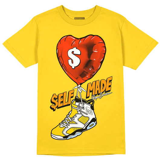 Yellow Ochre 6s DopeSkill Yellow T-shirt Self Made Graphic