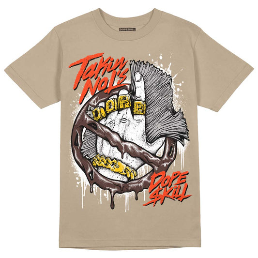 Latte 1s DopeSkill Medium Brown T-shirt Takin No L's Graphic