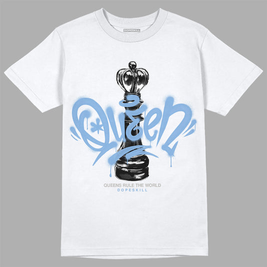 University Blue 5s DopeSkill T-Shirt Queen Chess Graphic