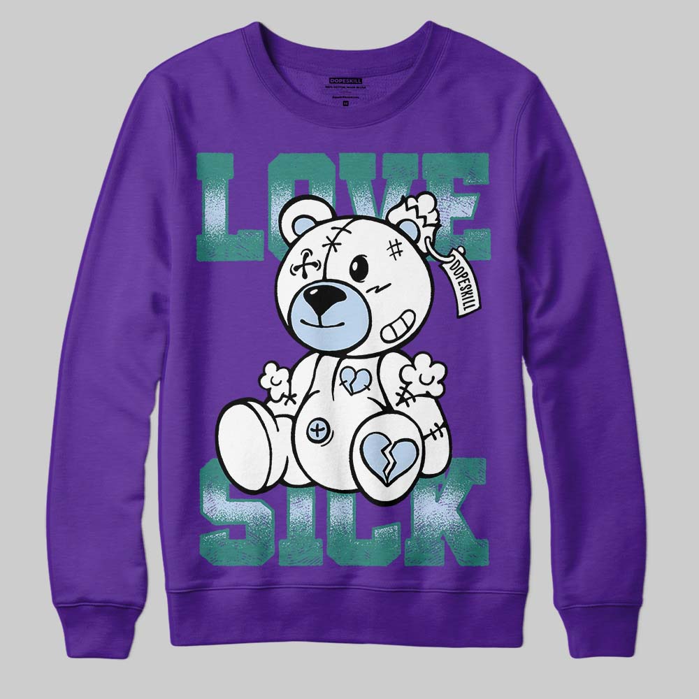 Grape 5s DopeSkill Sweatshirt Love Sick Graphic