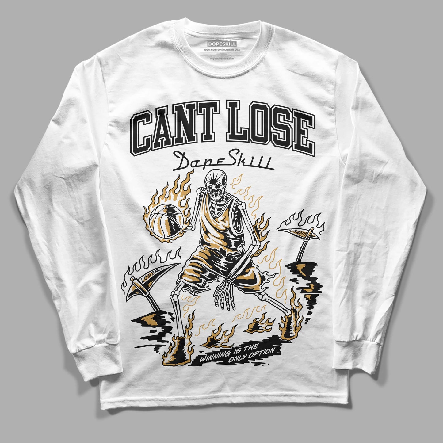 Gratitude 11s DopeSkill Long Sleeve T-Shirt Cant Lose Graphic