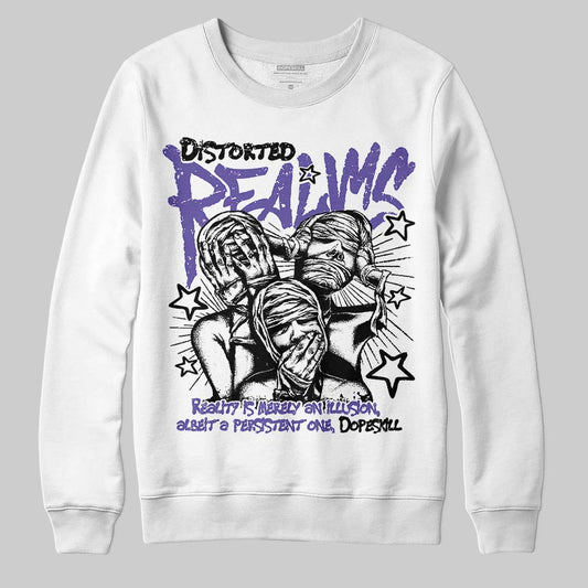 Grape 5s DopeSkill Sweatshirt Distorted Realms Graphic