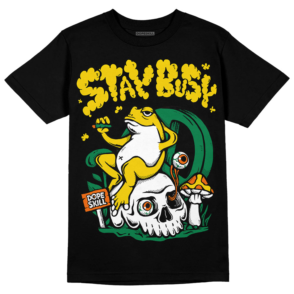 Green Collection DopeSkill T-Shirt Stay Busy Graphic
