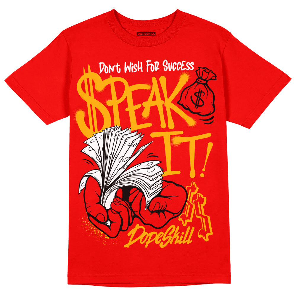Red Collection DopeSkill Red T-shirt Speak It Graphic