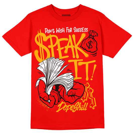 Red Collection DopeSkill Red T-shirt Speak It Graphic