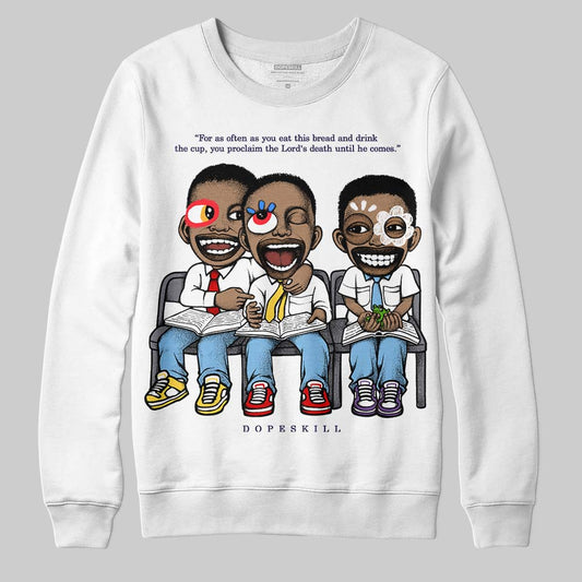 University Blue Collection DopeSkill Sweatshirt First Sunday Graphic