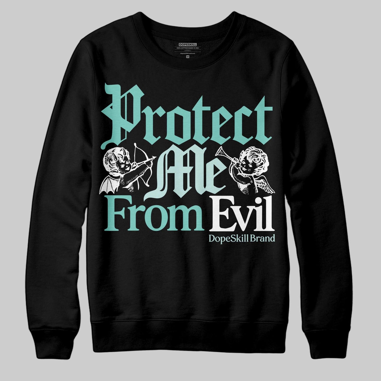 Igloo 11s DopeSkill Sweatshirt Protect Me From Evil Graphic