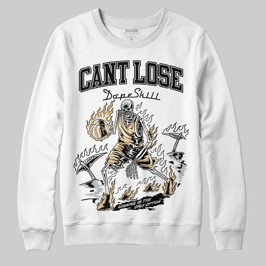 Reverse Metallic 5s DopeSkill Sweatshirt Cant Lose Graphic