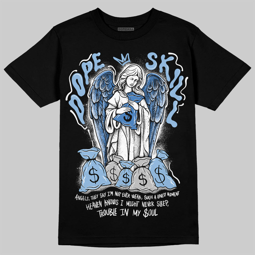 Women's Runner Sneaker Light Blue DopeSkill T-Shirt Angels Graphic