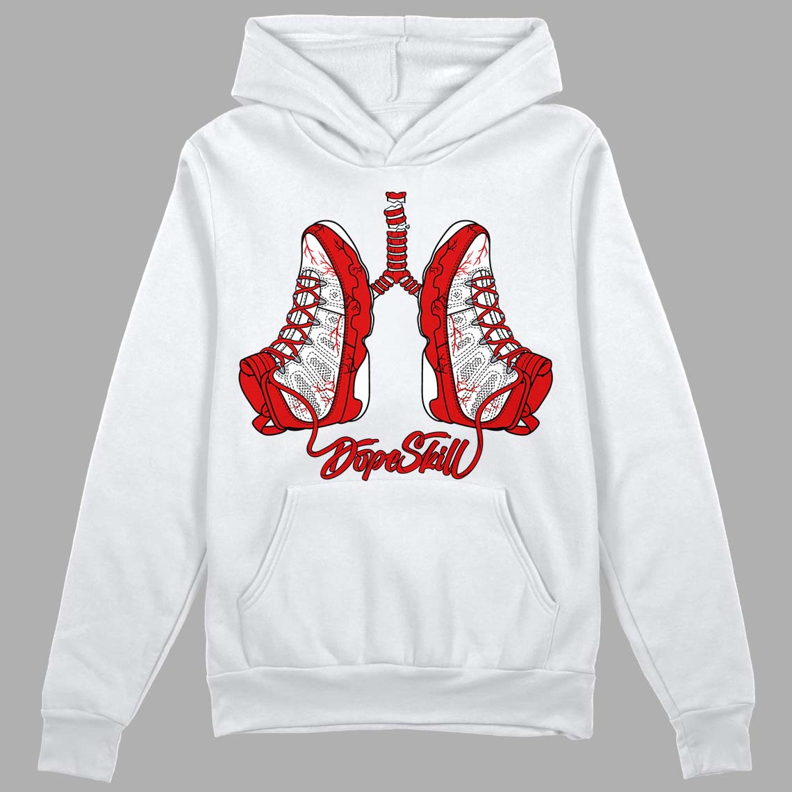Gym Red 9s DopeSkill Hoodie Sweatshirt Breathe Graphic