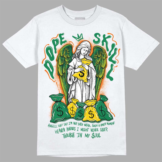 Green Collection DopeSkill T-Shirt Angels Graphic