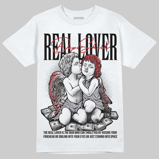 White Cement 4s DopeSkill T-Shirt Real Lover Graphic