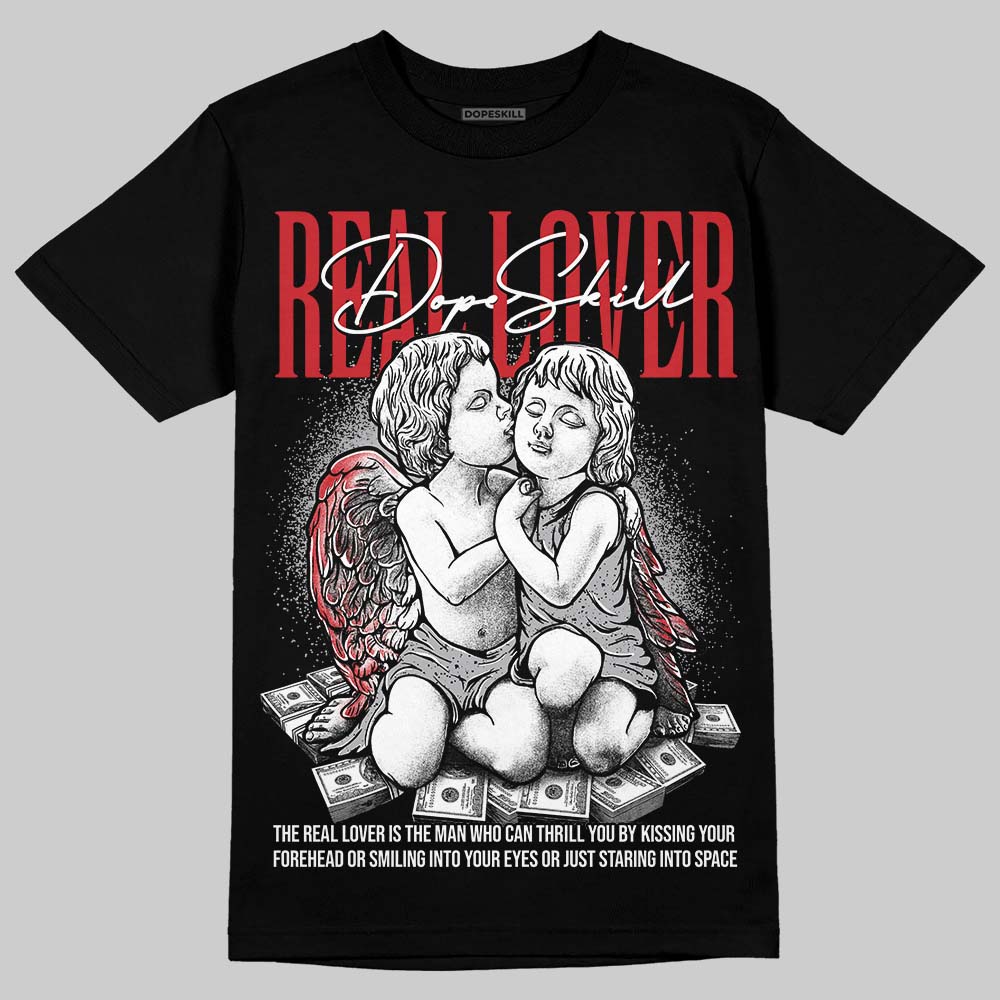White Cement 4s DopeSkill T-Shirt Real Lover Graphic