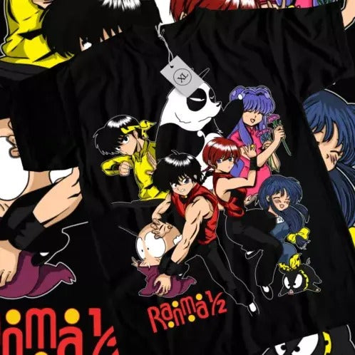 Shampoo Rumiko T-shirt Takahashi Ranma 1/2 Girl Kawai Funny Black Shirt All Size Hoodie, Sweatshirt | HypeCrazeTee.com