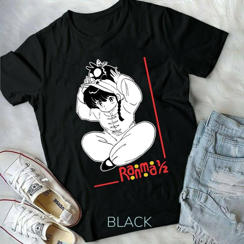 Ranma 1/2 Nibun-no-Ichi Japanese Inspired by Anime Illustration unisex Shirt Hoodie, Sweatshirt | HypeCrazeTee.com