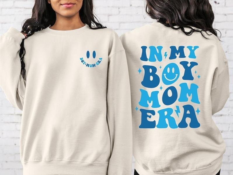 2 Side My Boy Mom Era Boy Mom Shirts Gender Reveal Shirt Boy Mom Club Boy Mom Era T-Shirts, Hoodie, Sweatshirt