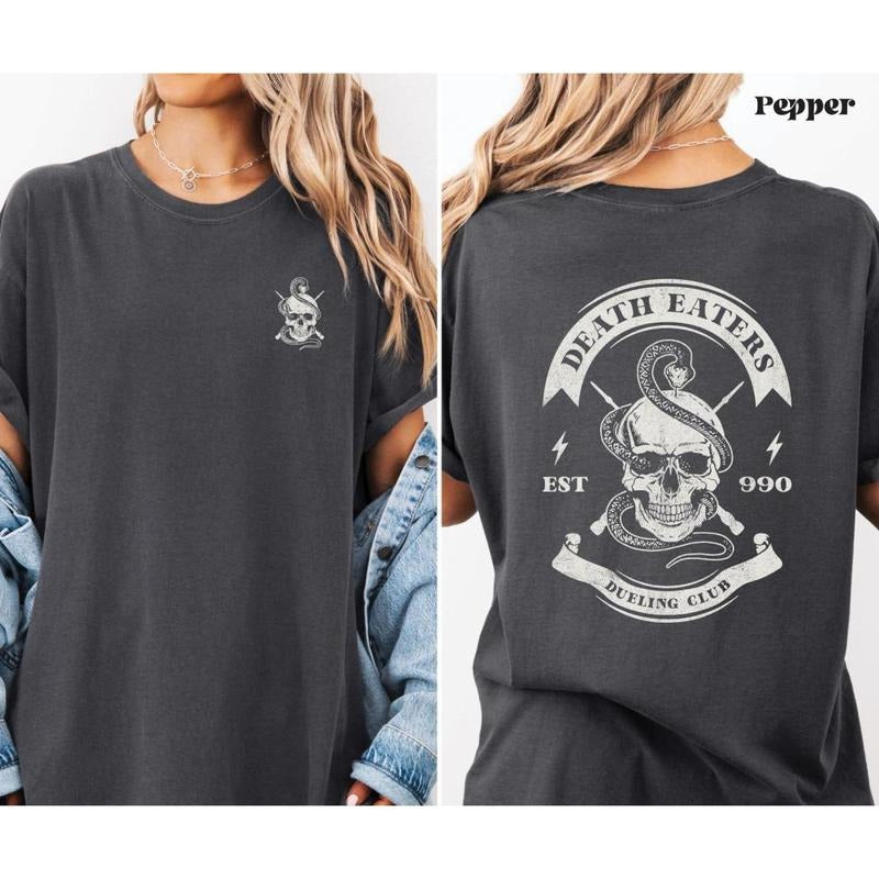 2 Sided,Potter Shirt, Death Eater Shirt, Malfoy Shirt, Bellatrix Shirt, Voldemort Shirt, Universal Shirt, Unisex Shirts,...