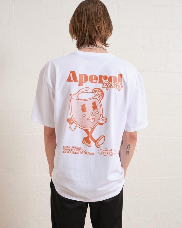 2 Sides APEROL SPRITZ T-SHIRT, Men Summer Fashion Cotton, Cotton Menswear, S to 3XL Hoodie, Sweatshirt | HypeCrazeTee.com