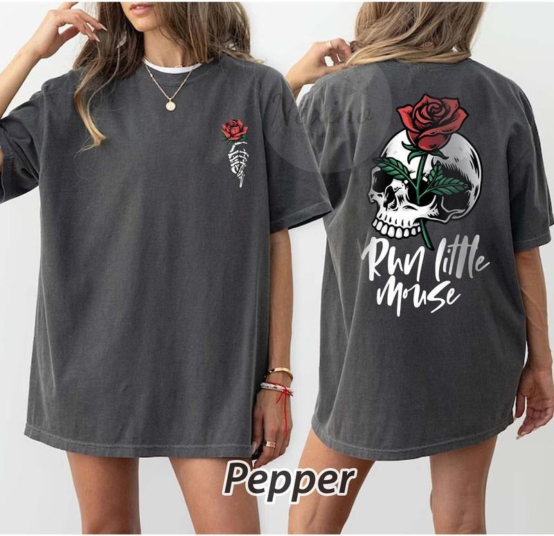 2 Slide Design, Run Little Mouse tshirt, Haunting Adeline Shirt, Dark Romance Merch, Smut Reader, Women's Book Lover...